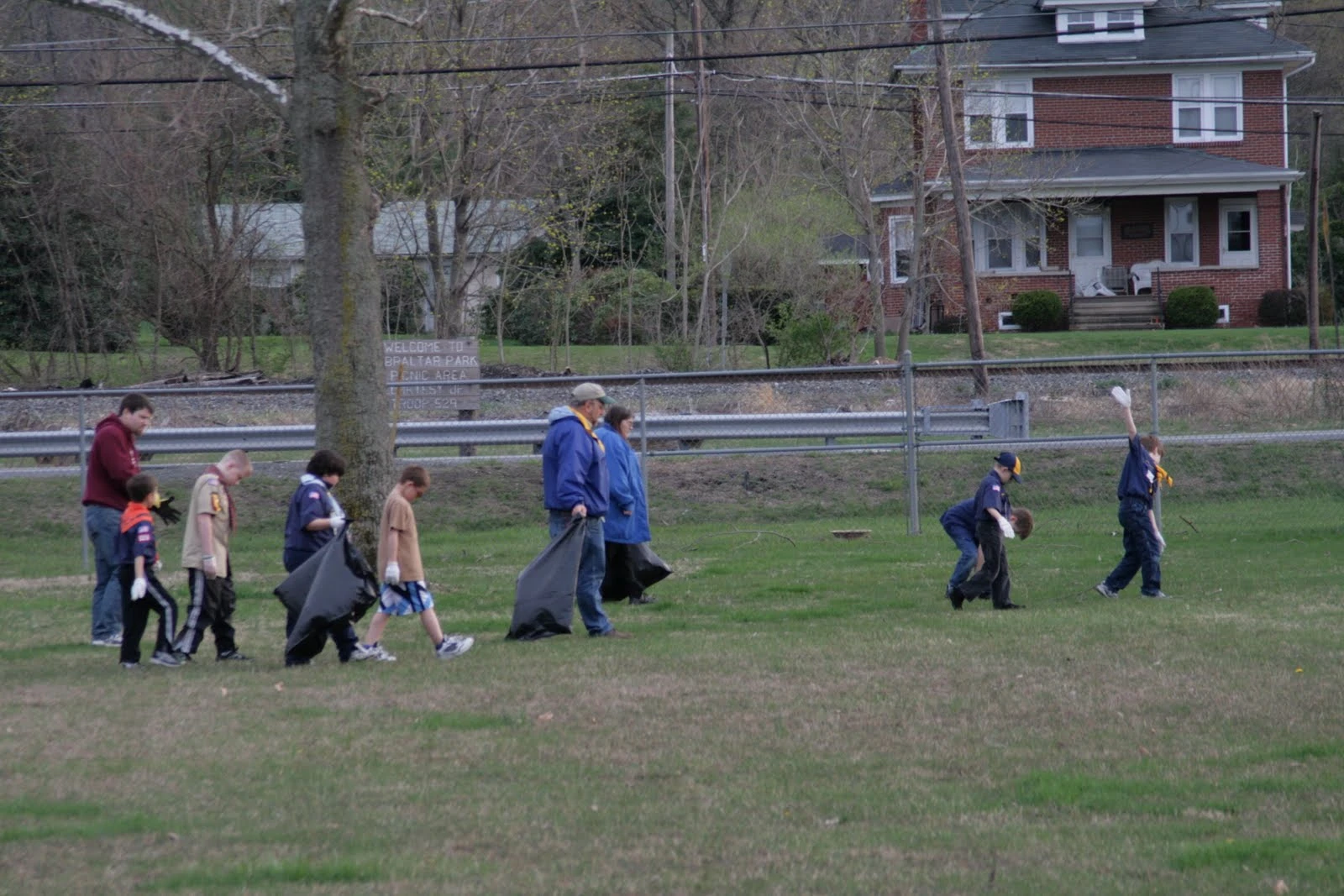 Gibraltar Park Cleanup Service Project